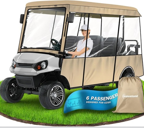 Golf cart driving - cart, enclosure